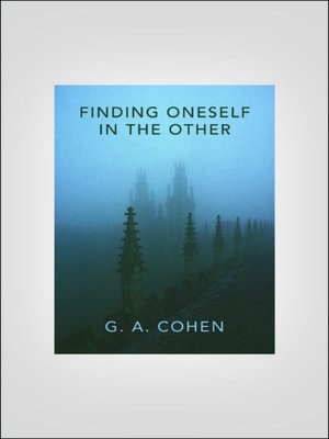 cover image of Finding Oneself in the Other